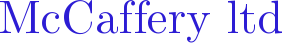 www.mccafferyltd.com Logo
